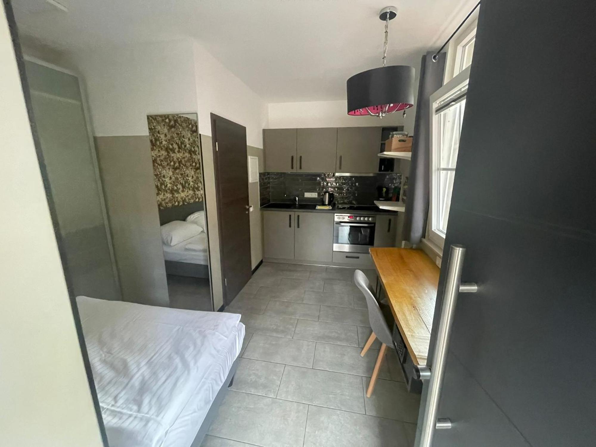 Zentrales Kobytinyhaus City Apartment Herford,Wlan,Parkplatz Eksteriør billede